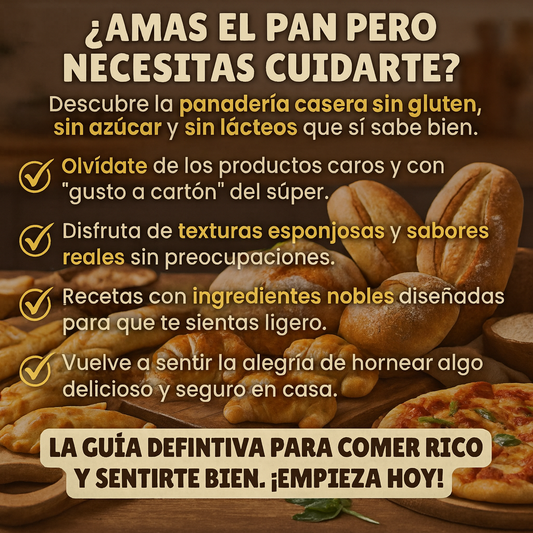 PANADERIA SIN CULPA, SIN AZUCAR, SIN GLUTEN